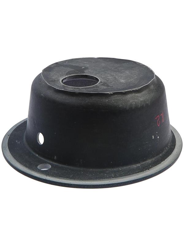 Мойка кухонная из камня ZETT lab. 30/Q4, d=475 мм, матовая, черная