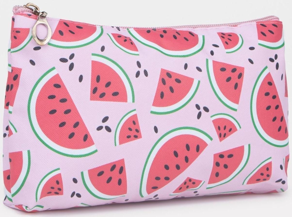 Косметичка на молнии, цвет белый