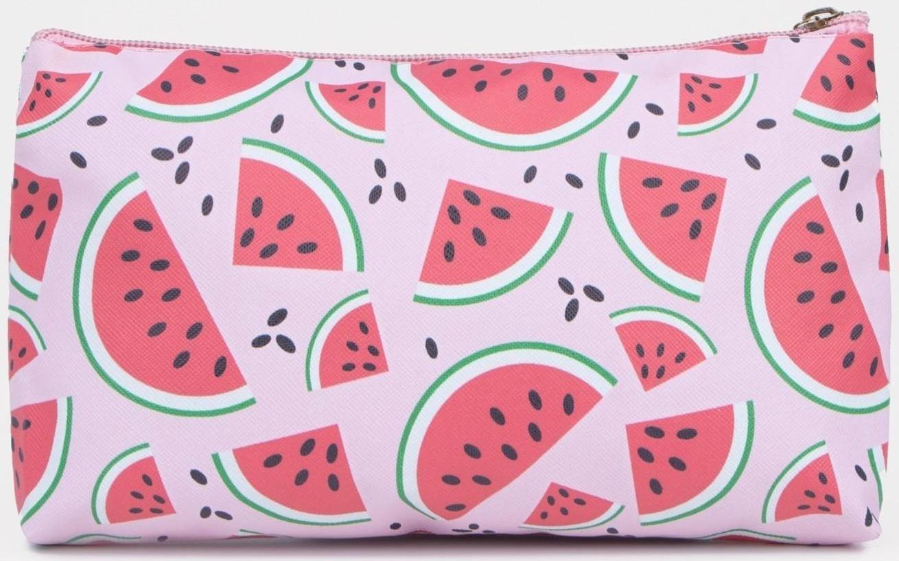 Косметичка на молнии, цвет белый