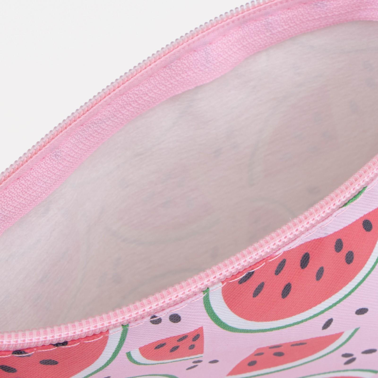 Косметичка на молнии, цвет белый