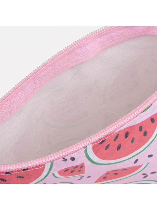 Косметичка на молнии, цвет белый