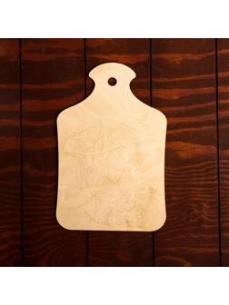 Доска для выжигания «Единорог с цветами»