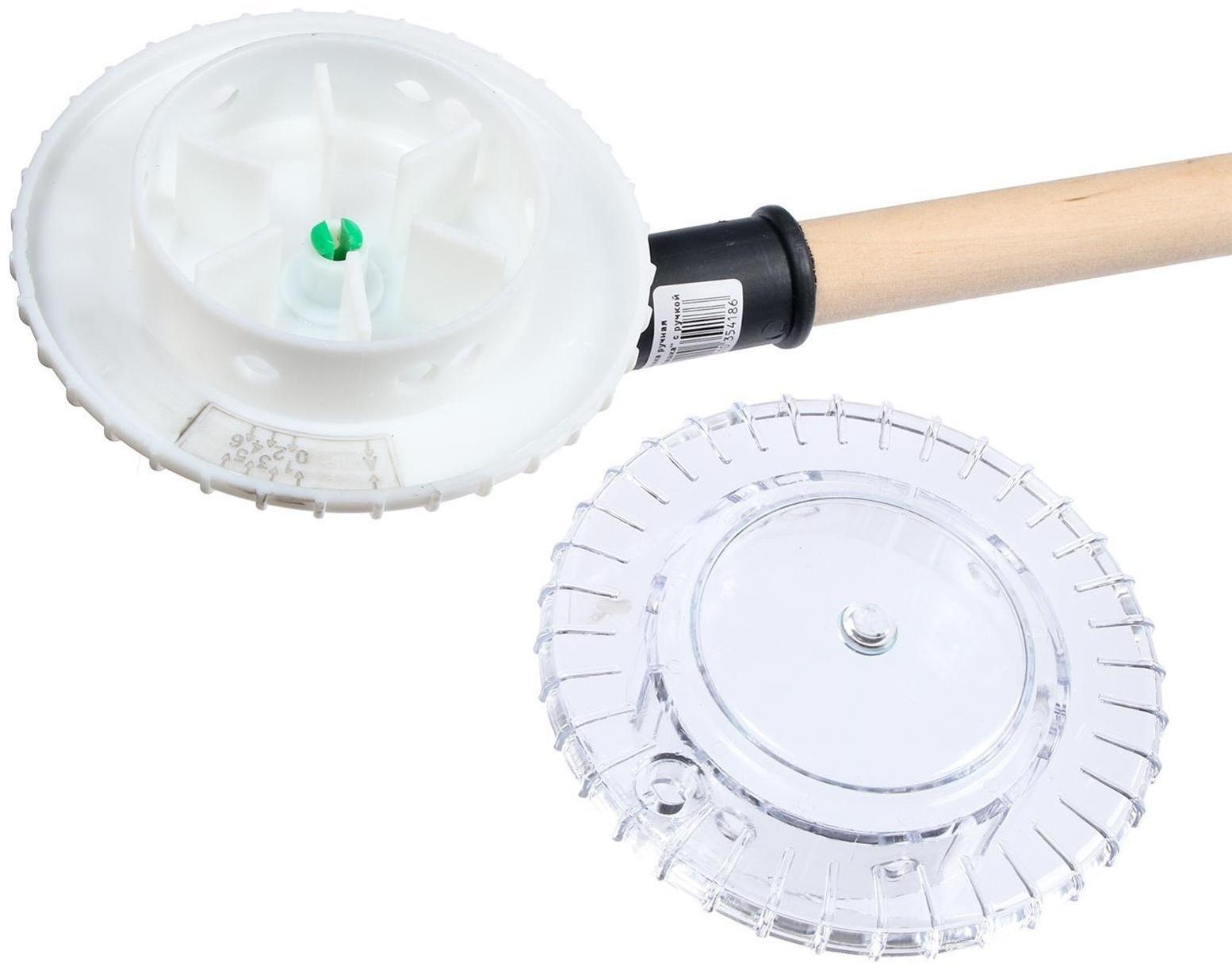 Сеялка для семян, d = 12 см, пластик, с черенком