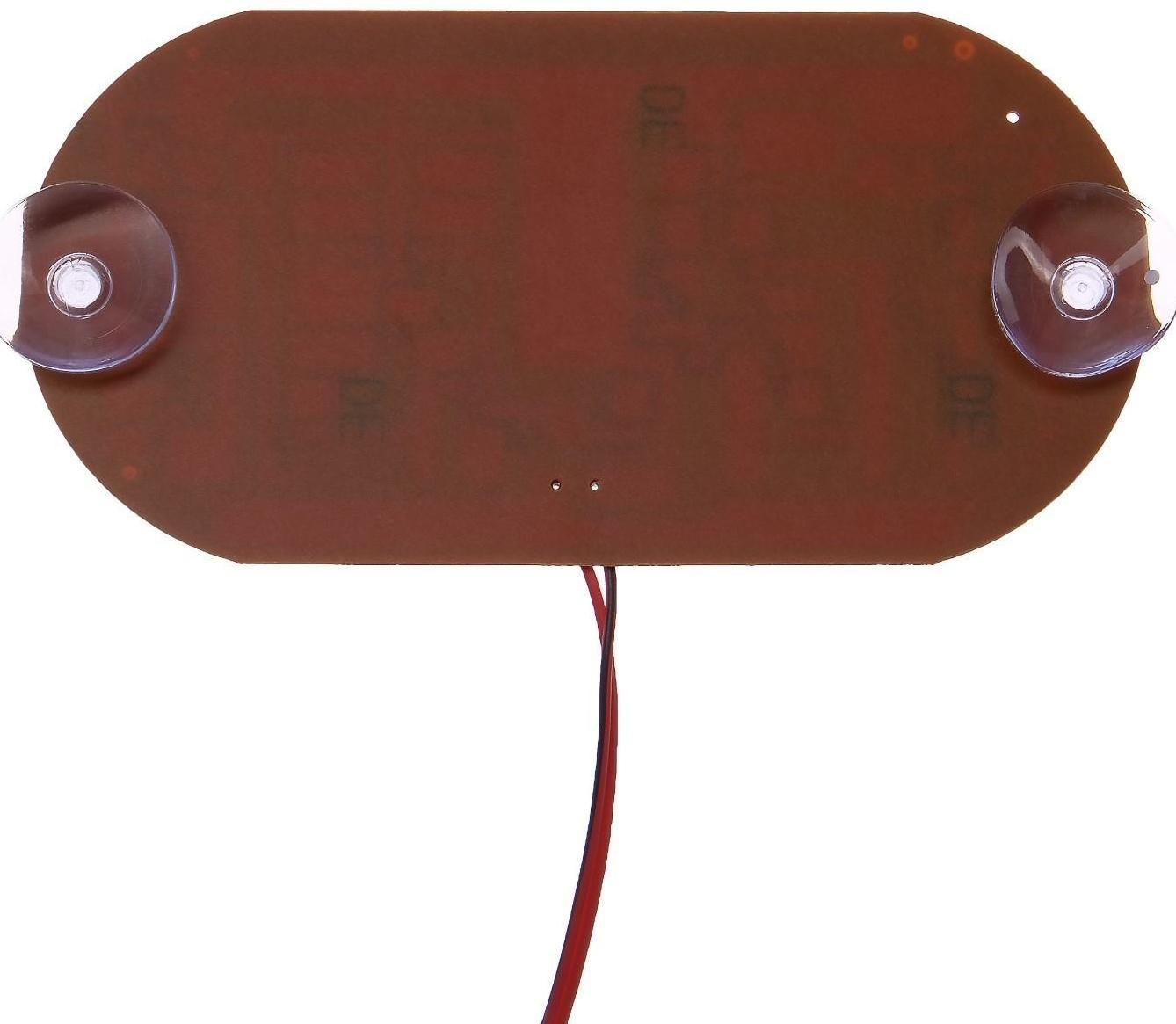 Светодиодный знак такси 12 В, 45 LED, 13×6 см, провод 150 см, зеленый