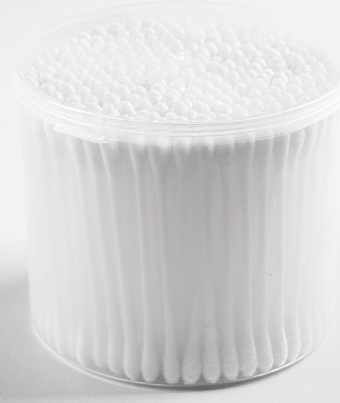 Ватные палочки, в тубе, 300 шт., цвет белый