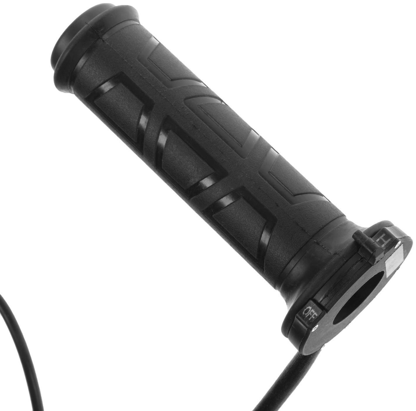 Ручки руля с подогревом, с регулятором, 12В, посадка 22 мм, черный, набор 2 шт