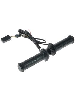 Ручки руля с подогревом, с регулятором, 12В, посадка 22 мм, черный, набор 2 шт