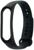 Ремешок для фитнес-браслета Mi Band 3/4 LuazON, ребристый, черный