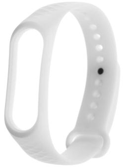 Ремешок для фитнес-браслета Mi Band 3/4 LuazON, ребристый, белый