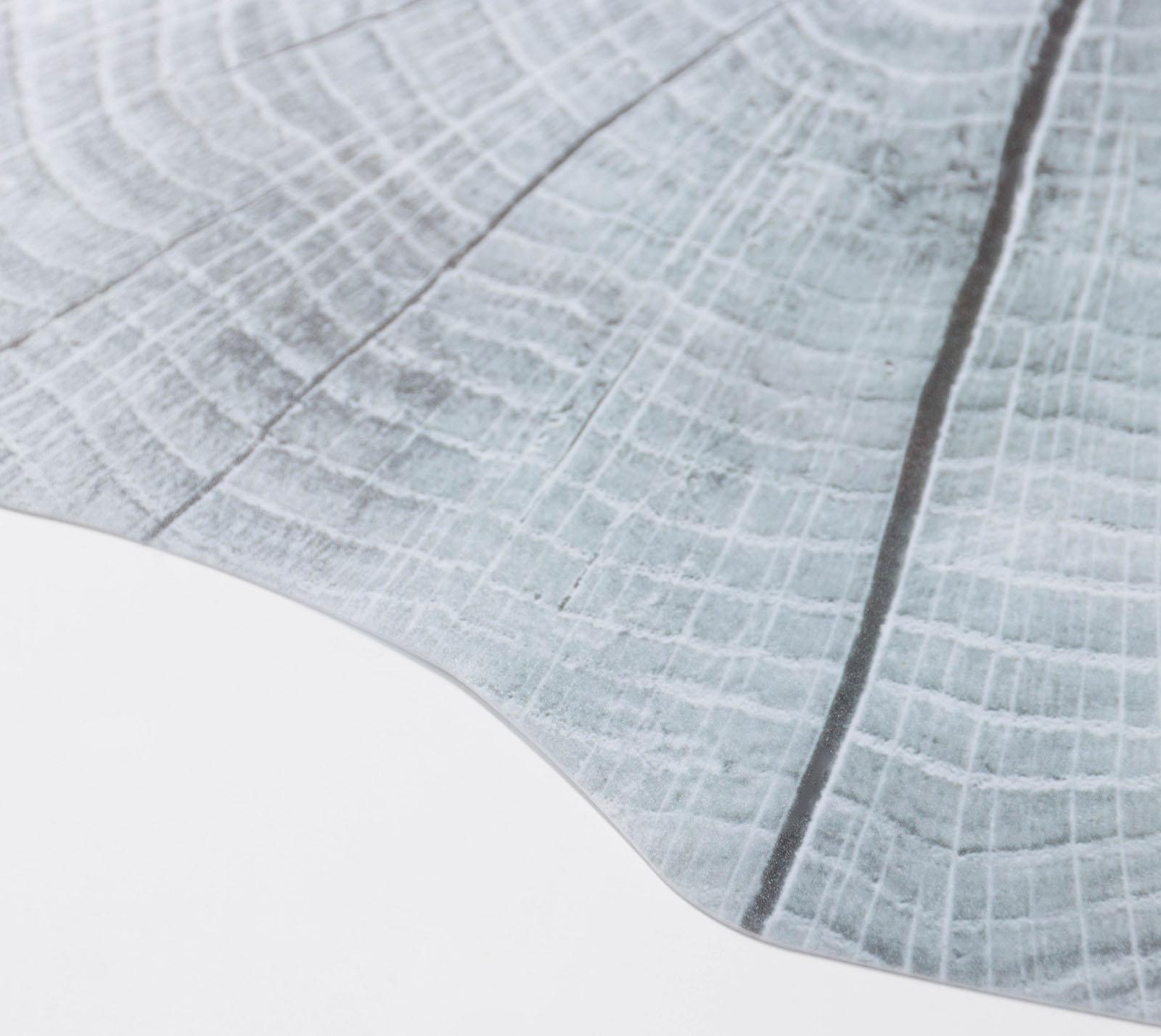 Салфетка сервировочная на стол «Спил», 38×39 см, цвет серый