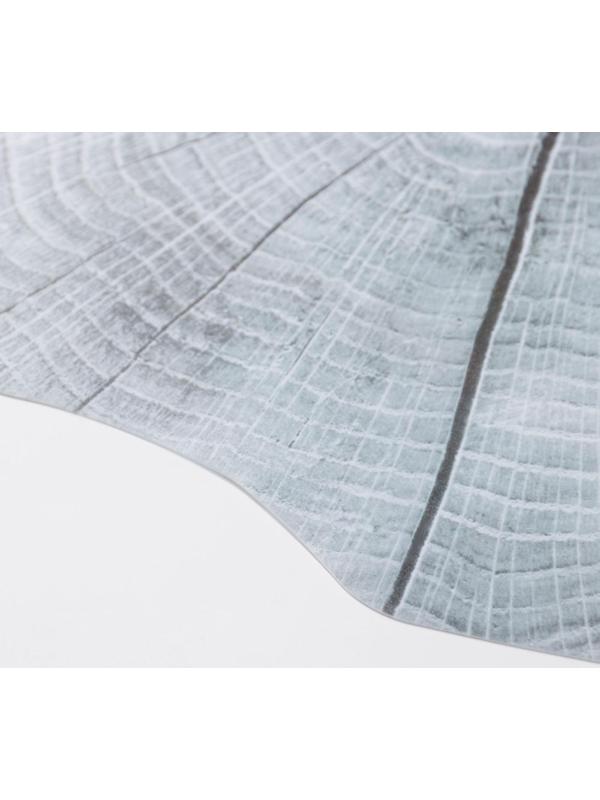 Салфетка сервировочная на стол «Спил», 38×39 см, цвет серый