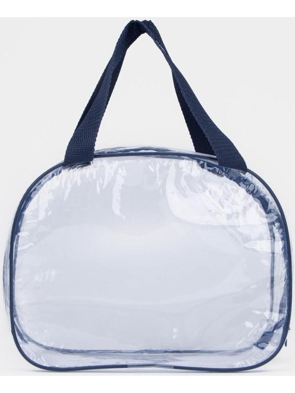 Косметичка на молнии, цвет синий