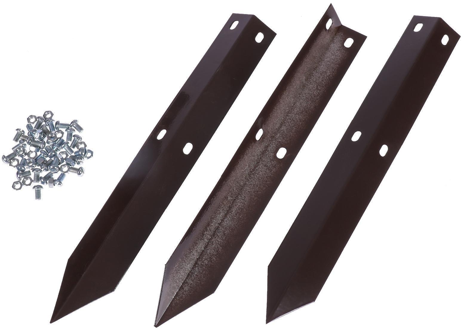 Клумба оцинкованная, d = 80 см, h = 15 см, коричневая, Greengo