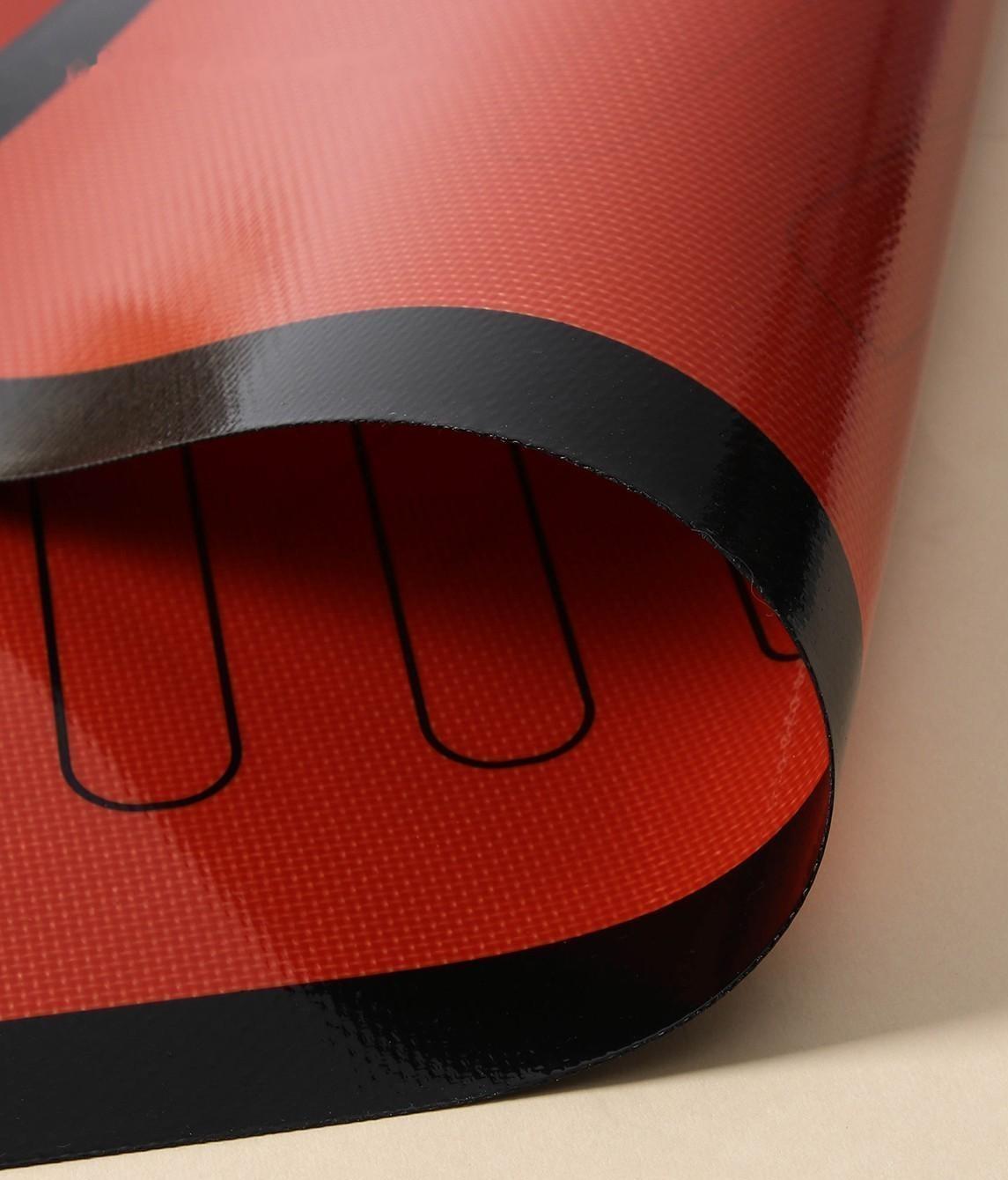 Силиконовый коврик армированный «Эклер», 60×40 см, цвет красный