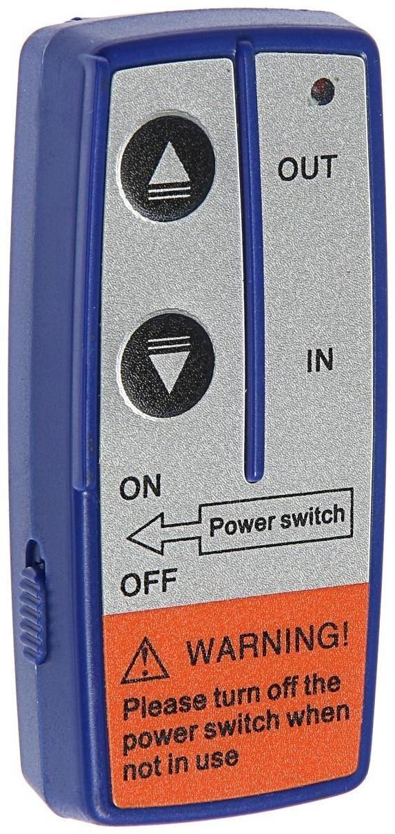 Лебедка электрическая ТУНДРА, 12/24V, 9500 lb (4.3 т), 5.5 л.с., до 9.8 м/мин, 8.3 мм х 28 м