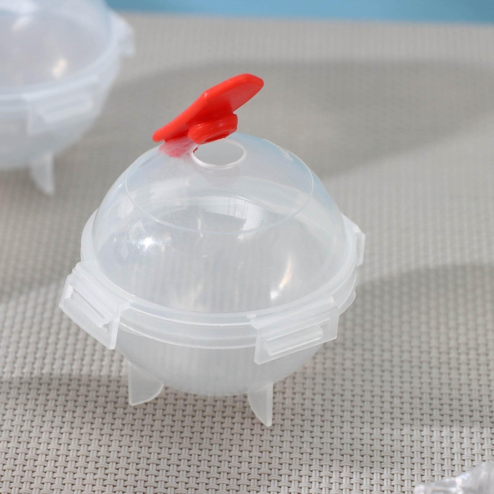 Набор форм для льда «Шар большой», 4 шт, d=6,5 см, цвет МИКС