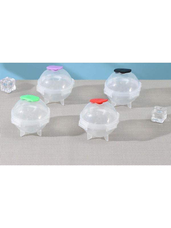 Набор форм для льда «Шар большой», 4 шт, d=6,5 см, цвет МИКС