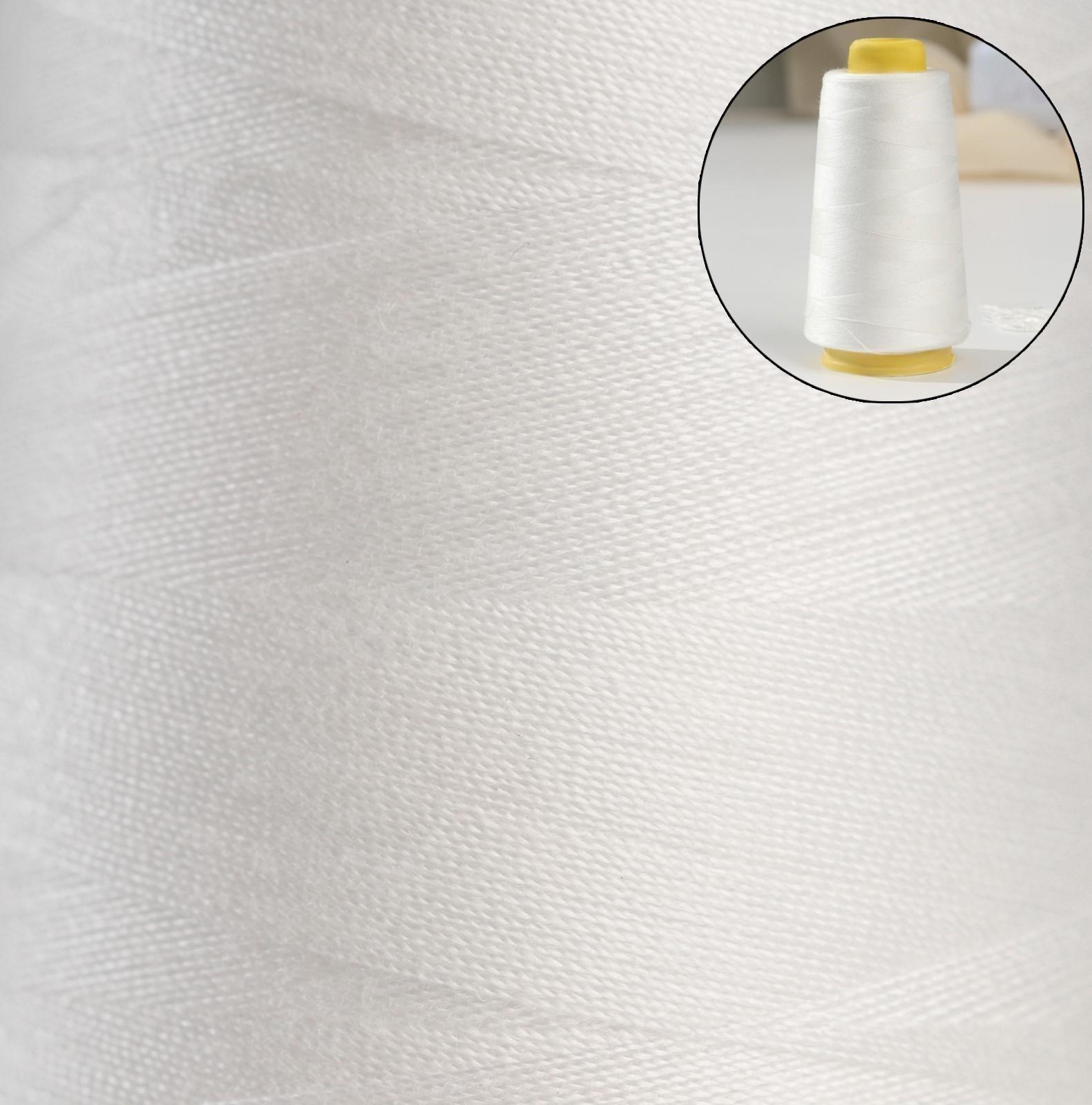 Нитки 40/2, 2700 м, цвет белый
