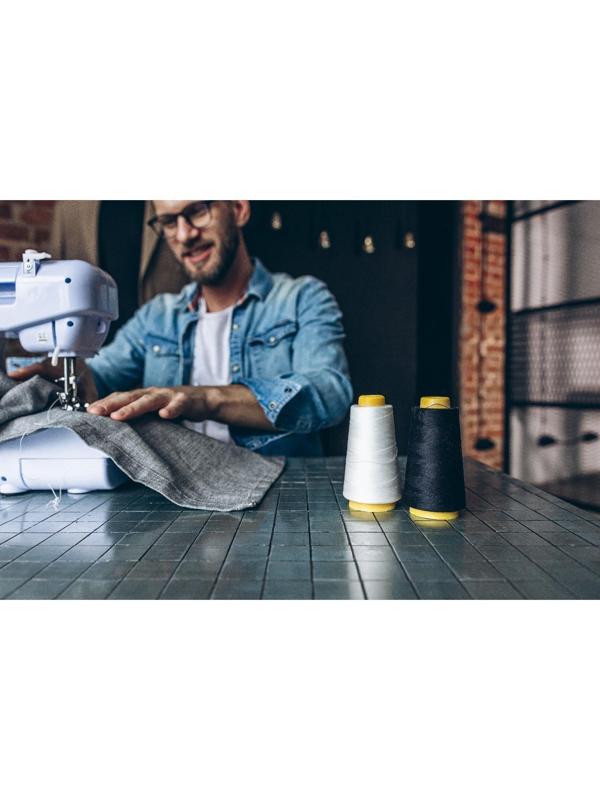 Нитки 40/2, 2700 м, цвет белый