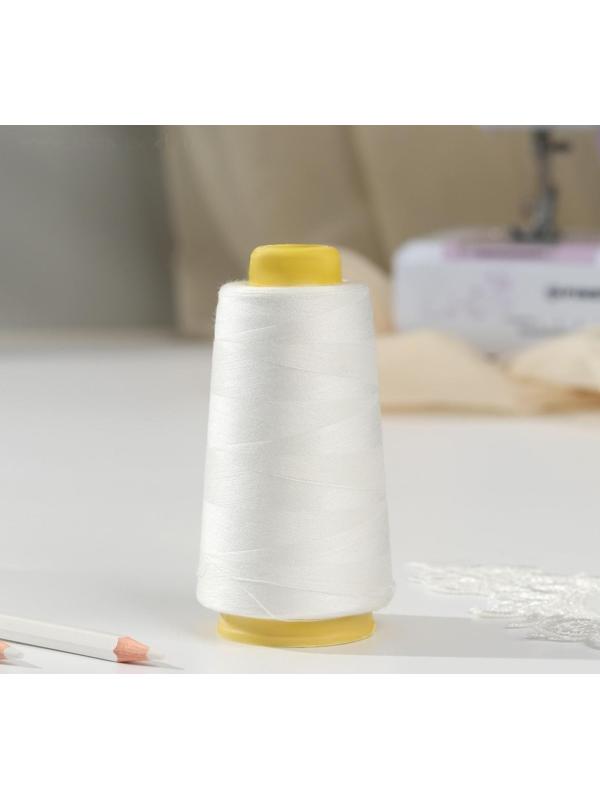 Нитки 40/2, 2700 м, цвет белый