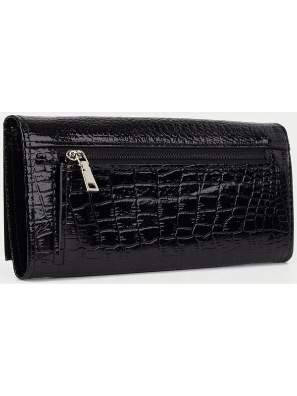 Кошелёк на кнопке, цвет чёрный