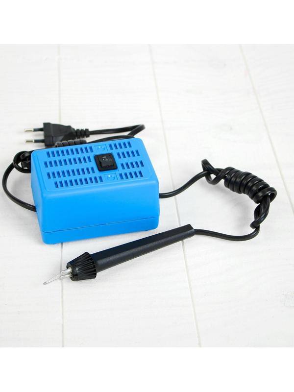 Выжигание. Электроприбор для выжигания по дереву и ткани «Узор-10к» 5 досок, 5 ткани