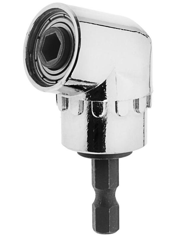 Адаптер угловой для дрели ТУНДРА, шестигранный хвостовик