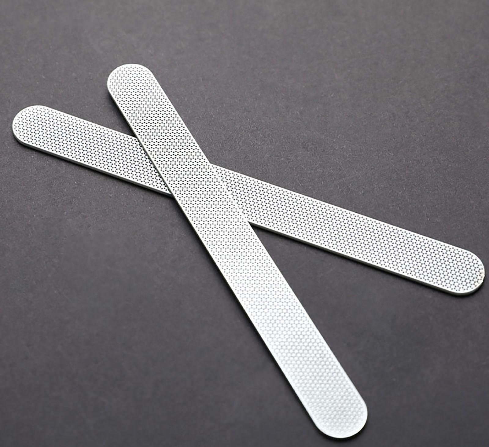 Пилка лазерная для ногтей, 17,5 см, цвет серый