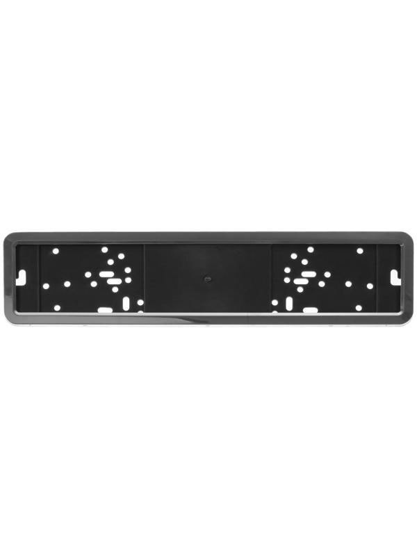 Держатель номера TORSO, нержавеющая сталь, подложка пластик, хром