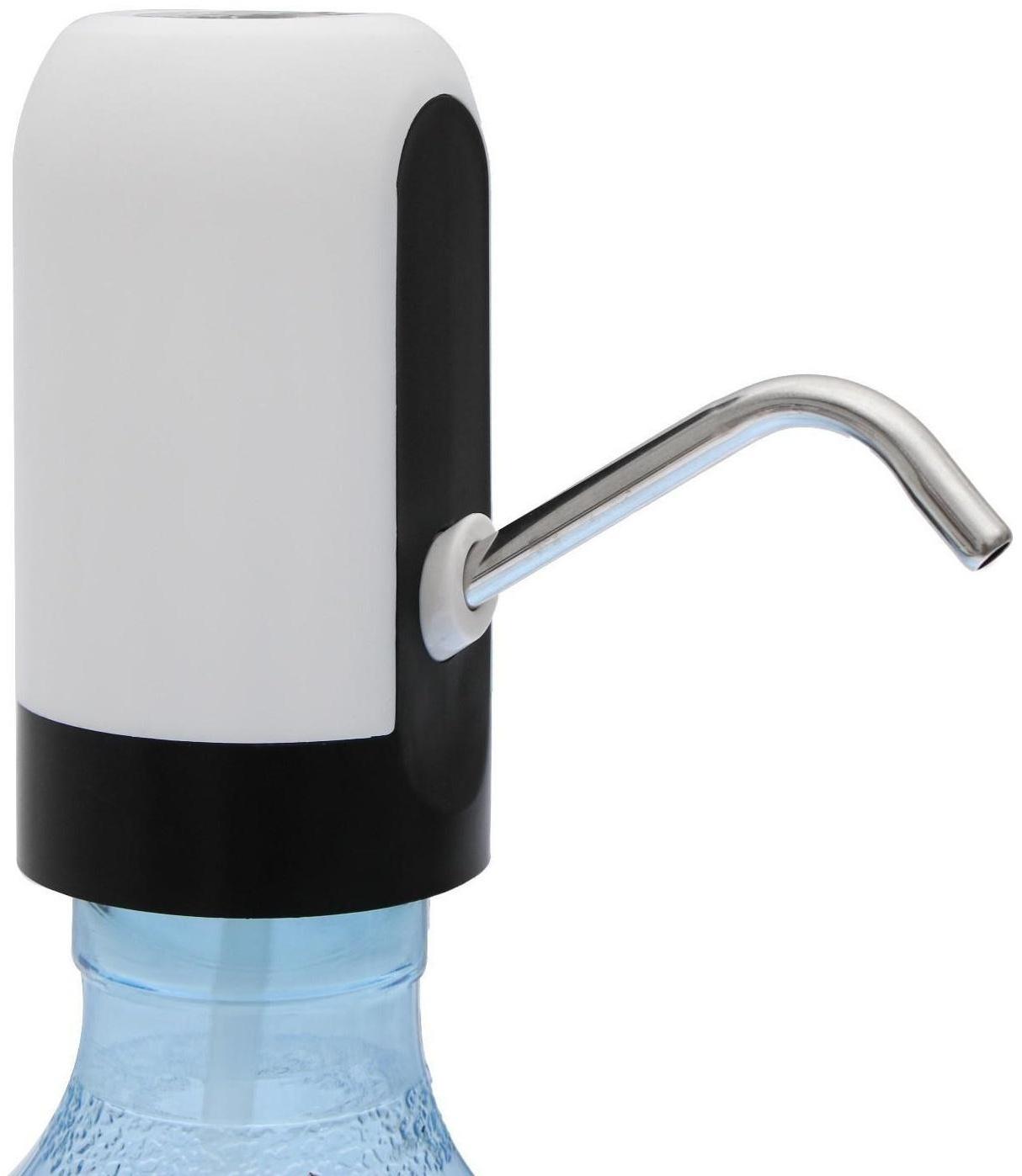 Помпа для воды Luazon LWP-05, электрическая, 4 Вт, 1.2 л/мин, 1200 мАч, от USB, белая