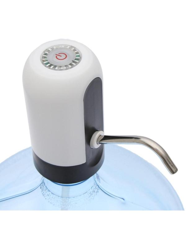 Помпа для воды Luazon LWP-05, электрическая, 4 Вт, 1.2 л/мин, 1200 мАч, от USB, белая