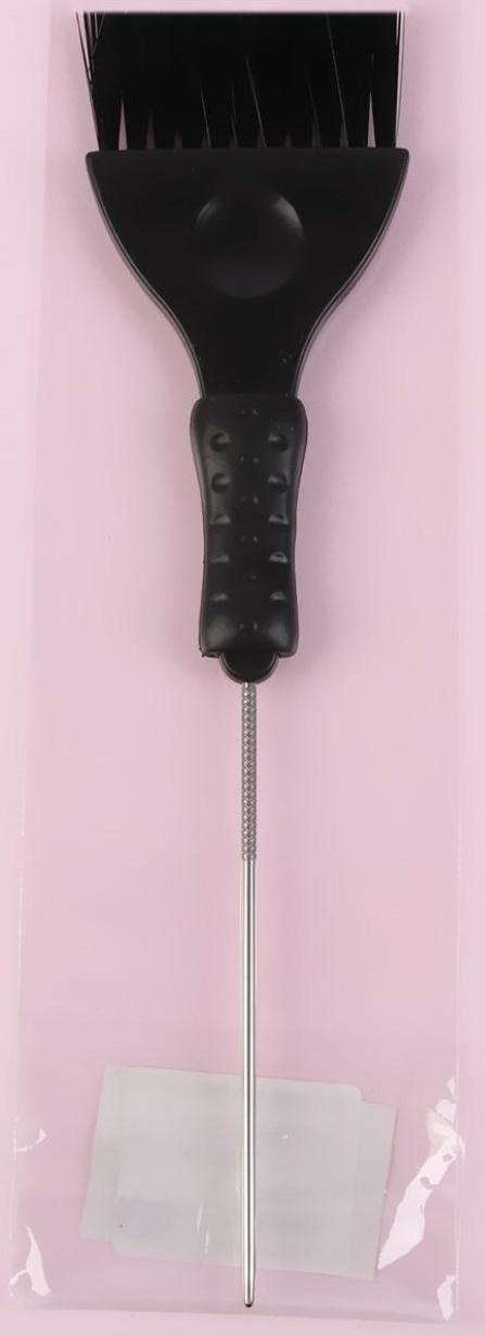 Кисть для окрашивания волос, 23 х 6 см, цвет чёрный