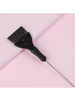 Кисть для окрашивания волос, 23 х 6 см, цвет чёрный