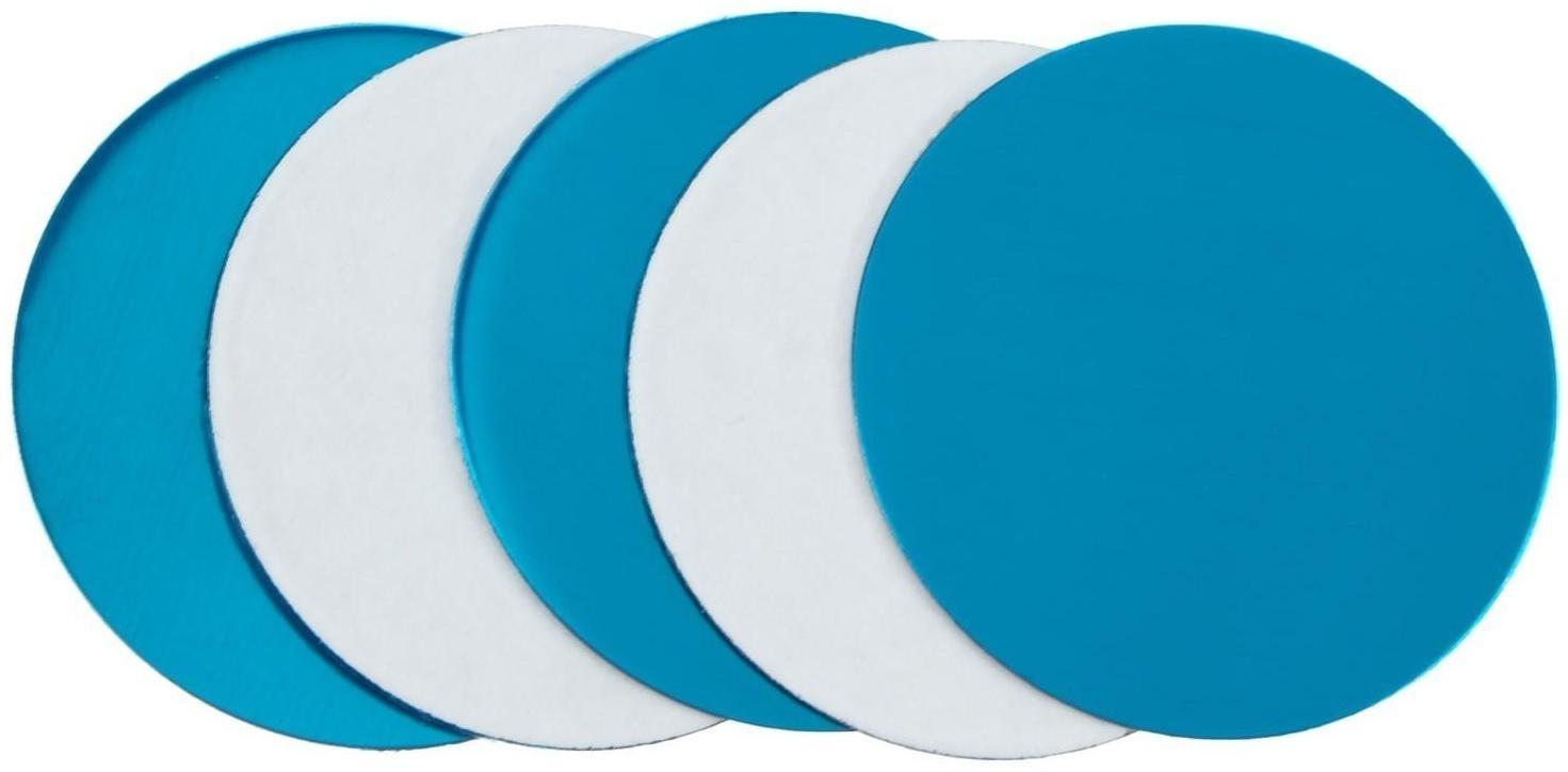 Пластина для магнитных держателей TORSO, диаметр 3.5 см, самоклеящаяся