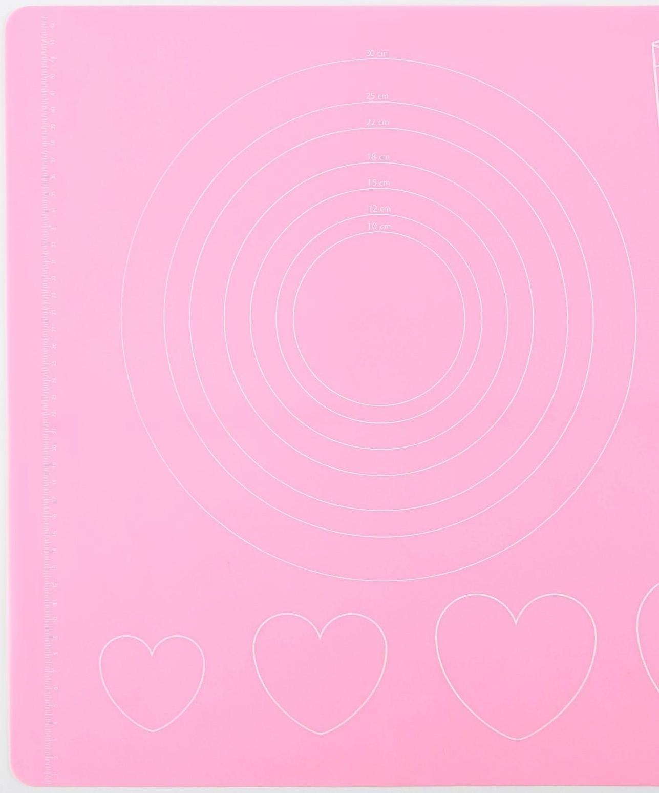 Силиконовый коврик для выпечки «Готовим с любовью», 64 х 45 см