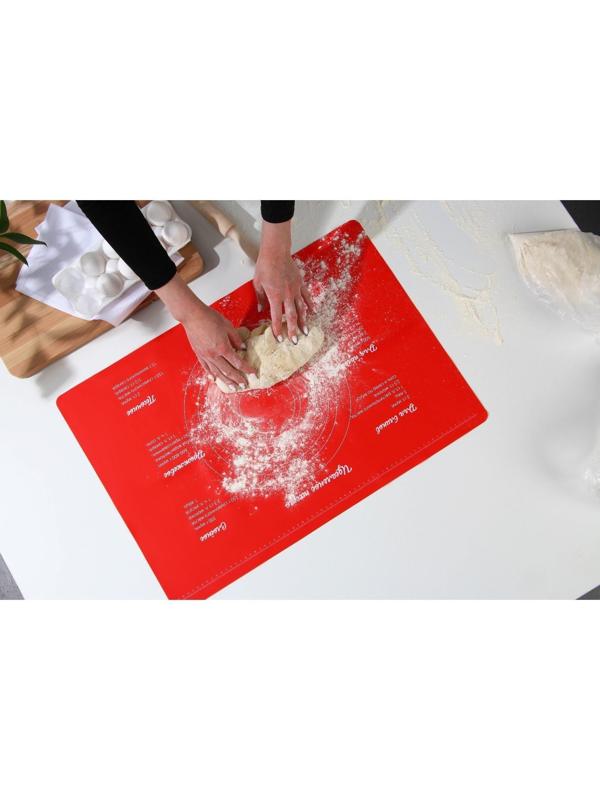 Силиконовый коврик для выпечки «Идеальное тесто», 64 х 45 см