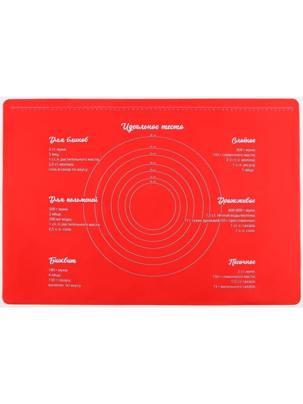 Силиконовый коврик для выпечки «Идеальное тесто», 64 х 45 см