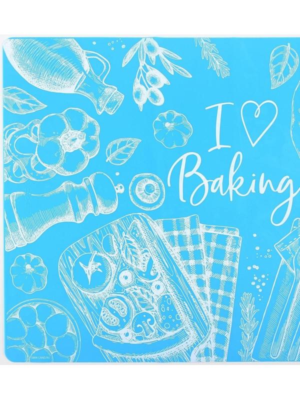 Силиконовый коврик для выпечки I love Baking, 64 х 45 см