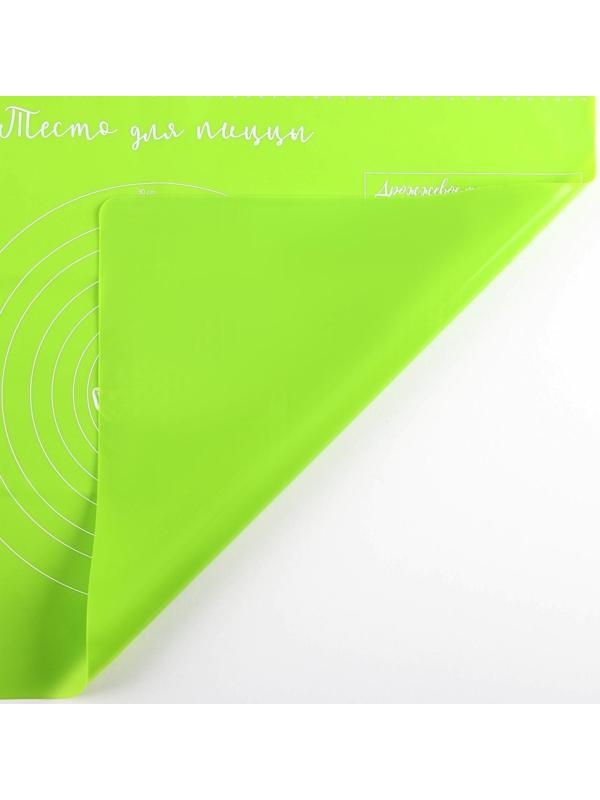 Силиконовый коврик для выпечки «Тесто для пиццы», 64 х 45 см