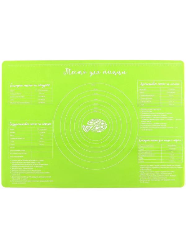 Силиконовый коврик для выпечки «Тесто для пиццы», 64 х 45 см