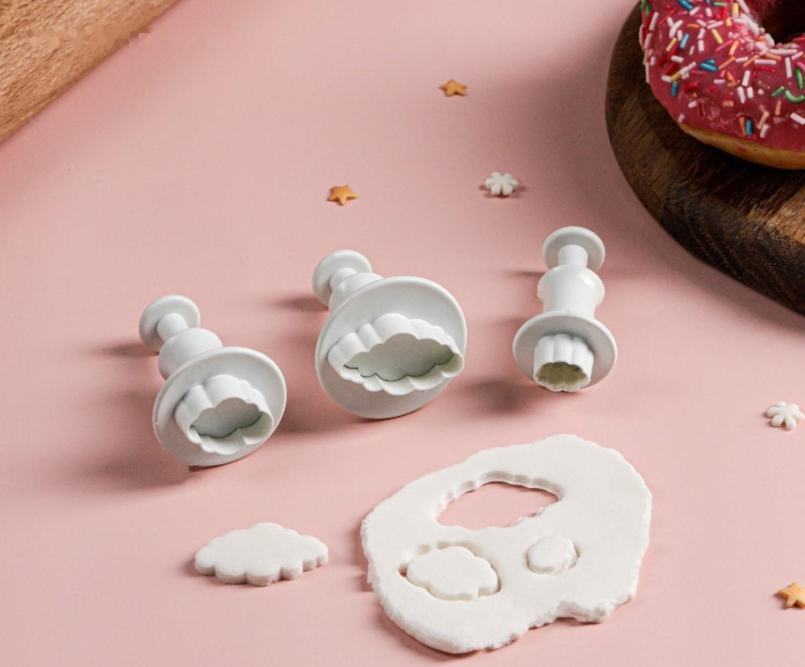 Набор плунжеров кондитерских Доляна «Облака», 3 шт