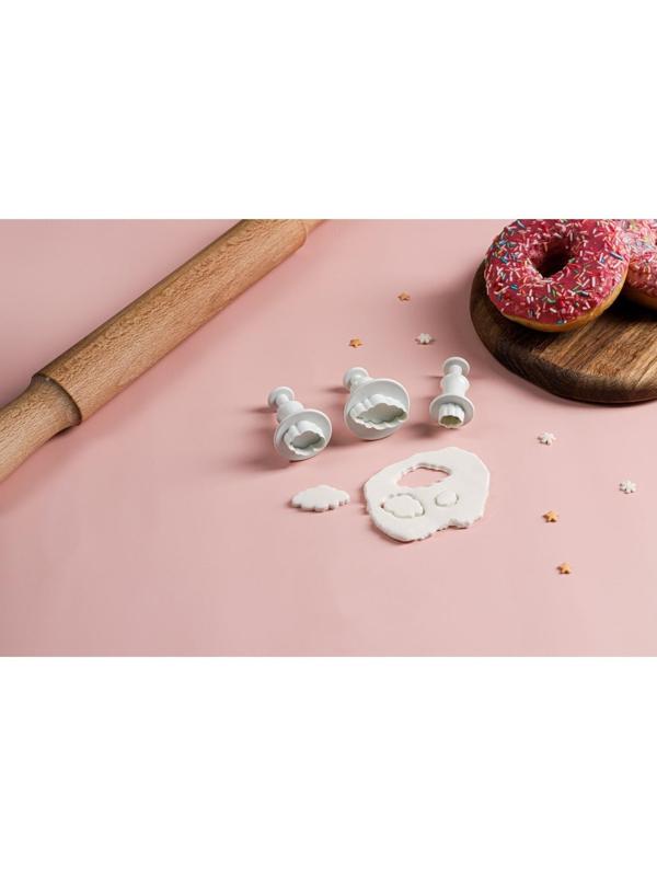 Набор плунжеров кондитерских Доляна «Облака», 3 шт