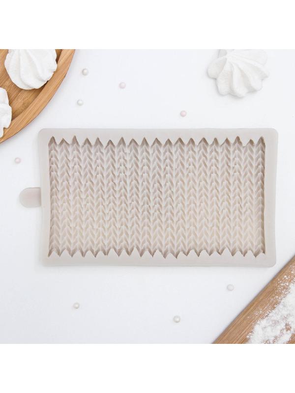 Молд «Вязание», 19,7×11,5×1,3 см, цвет МИКС