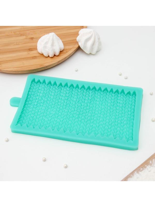 Молд «Вязание», 19,7×11,5×1,3 см, цвет МИКС