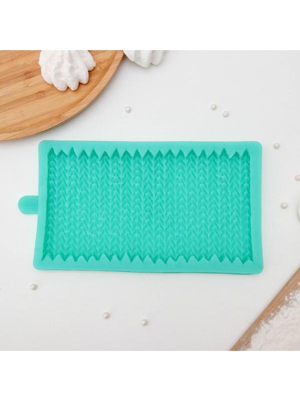 Молд «Вязание», 19,7×11,5×1,3 см, цвет МИКС