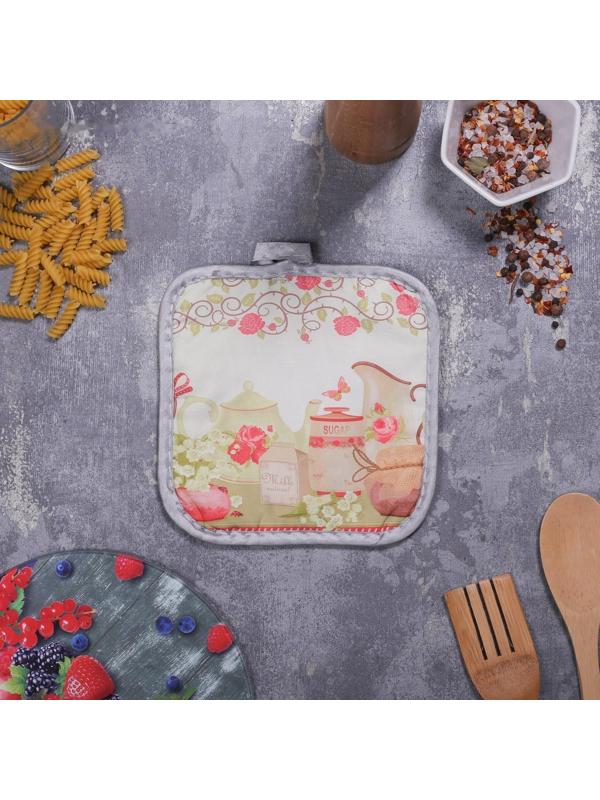 Многофункциональная кухонная доска + прихватка«Приятного аппетита», 20 см