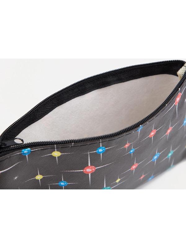 Косметичка на молнии, цвет чёрный