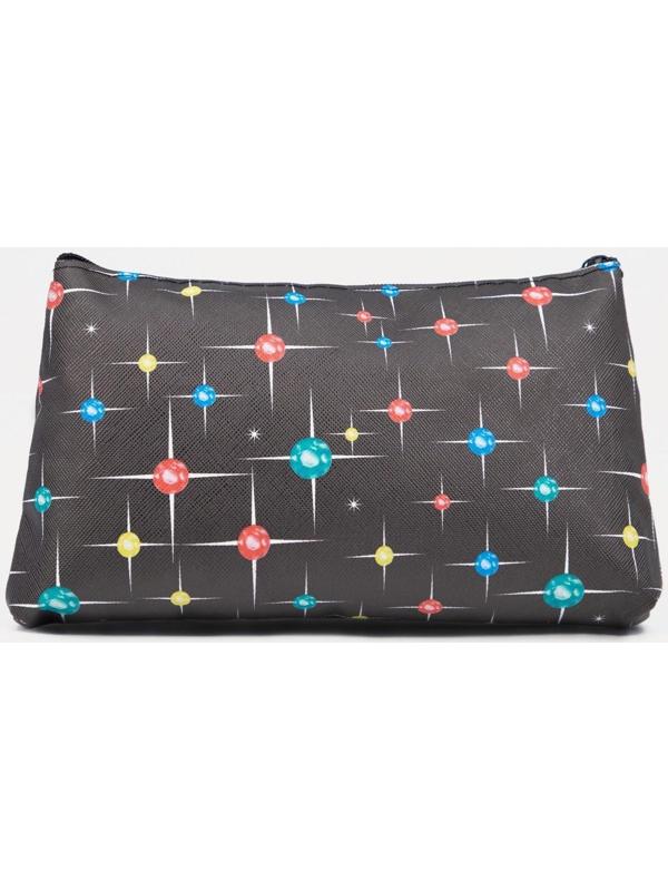 Косметичка на молнии, цвет чёрный