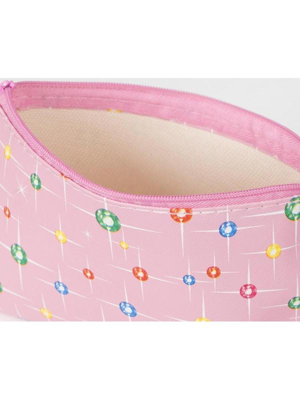 Косметичка простая, отдел на молнии, цвет розовый