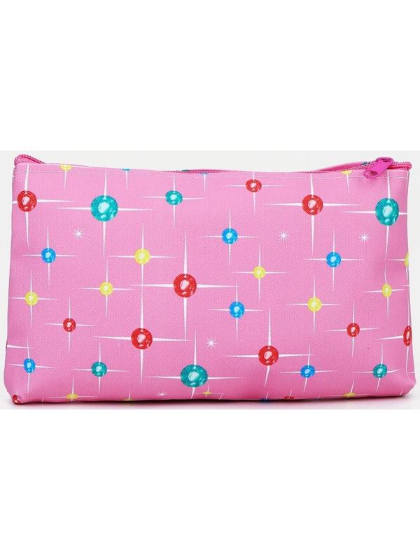 Косметичка простая, отдел на молнии, цвет розовый